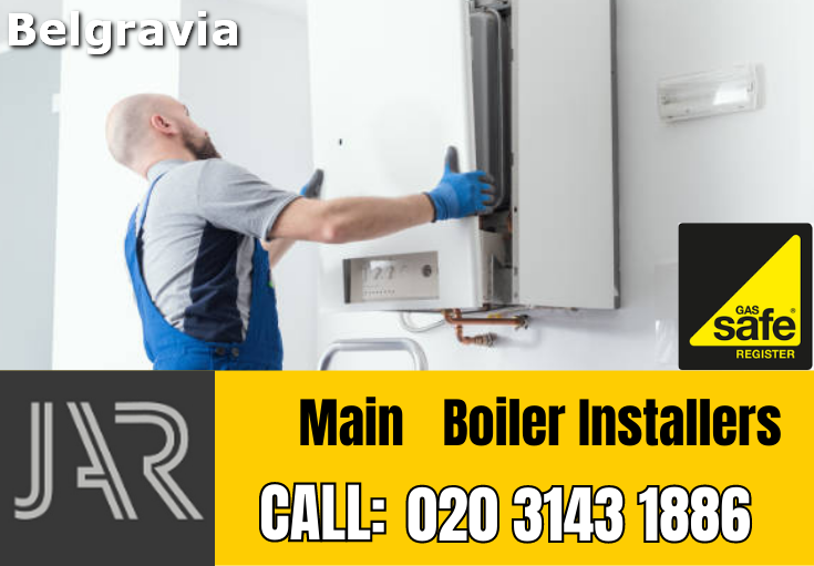 Main boiler installation Belgravia